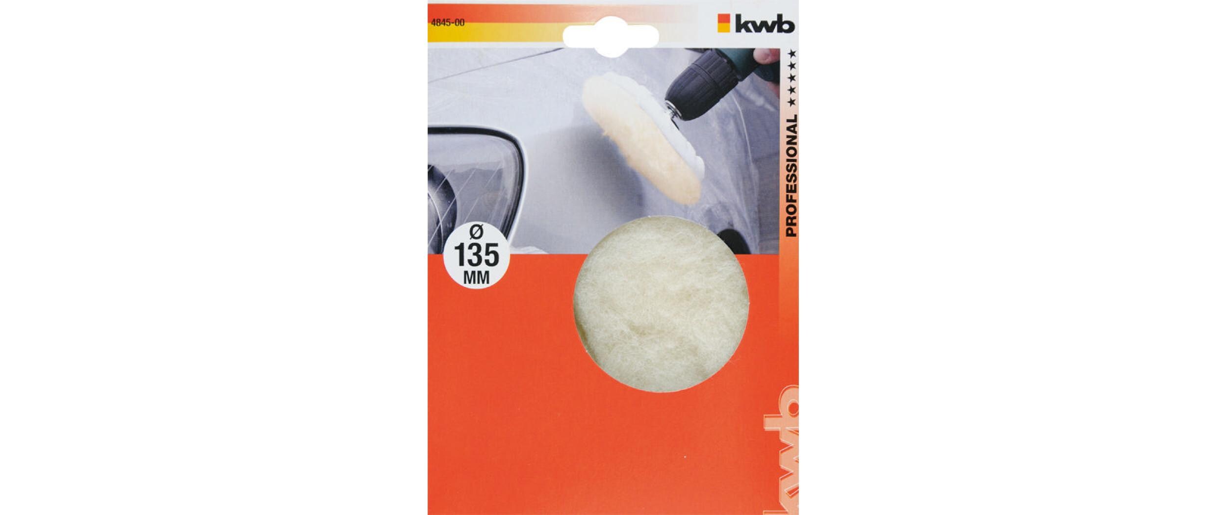 Polierpad Ø 135 mm LammwolleLammwollpolierhaube