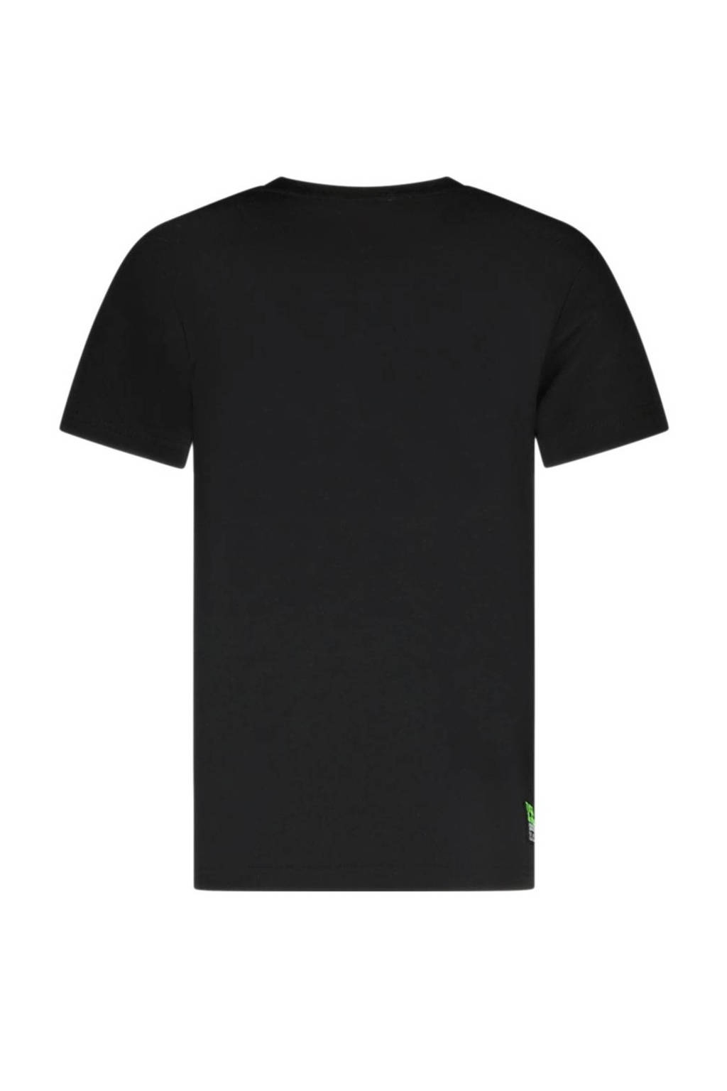 TYGO & vito T-shirt John met printopdruk zwart