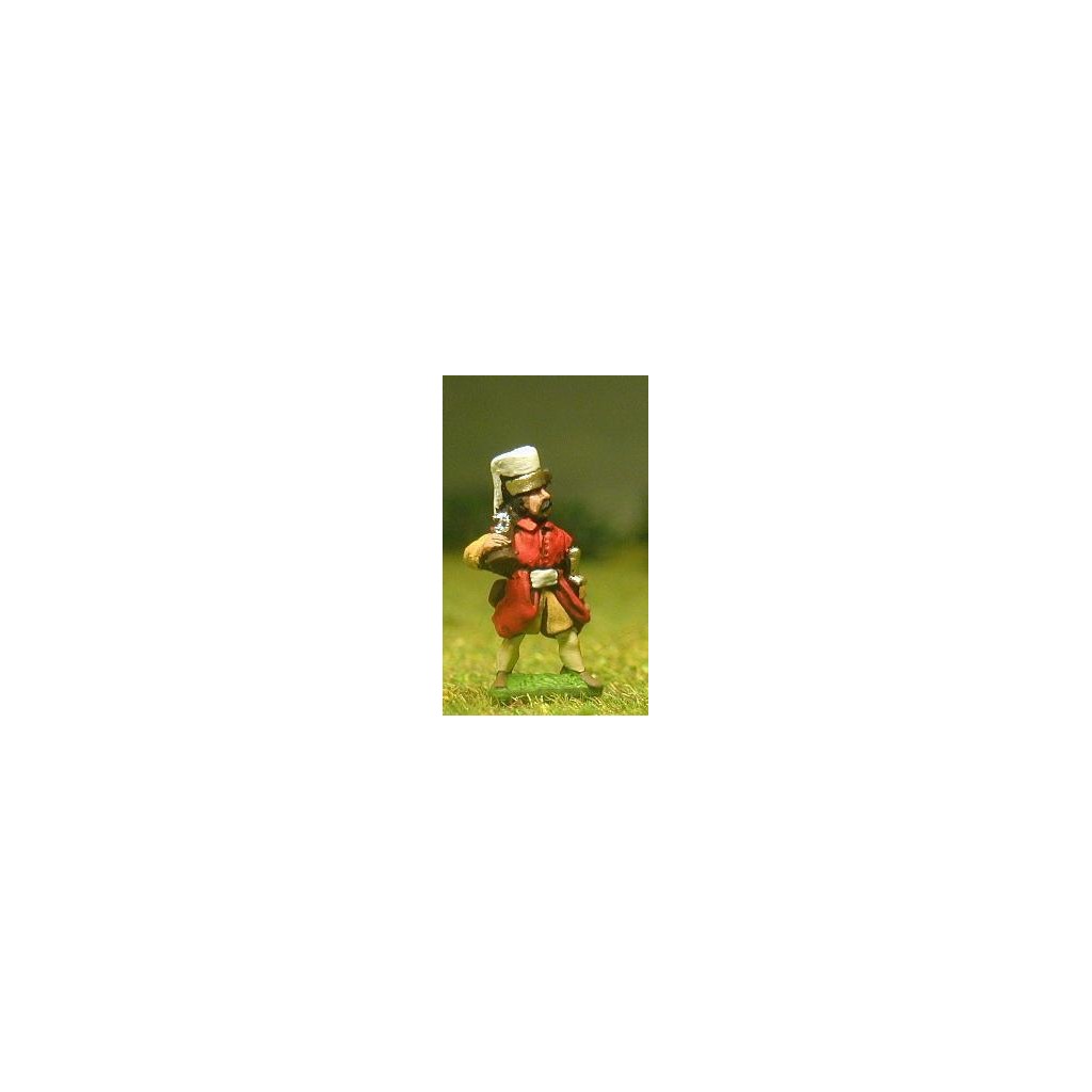 Ottoman Turk: Janissary Musketeer with Musket over shoulder