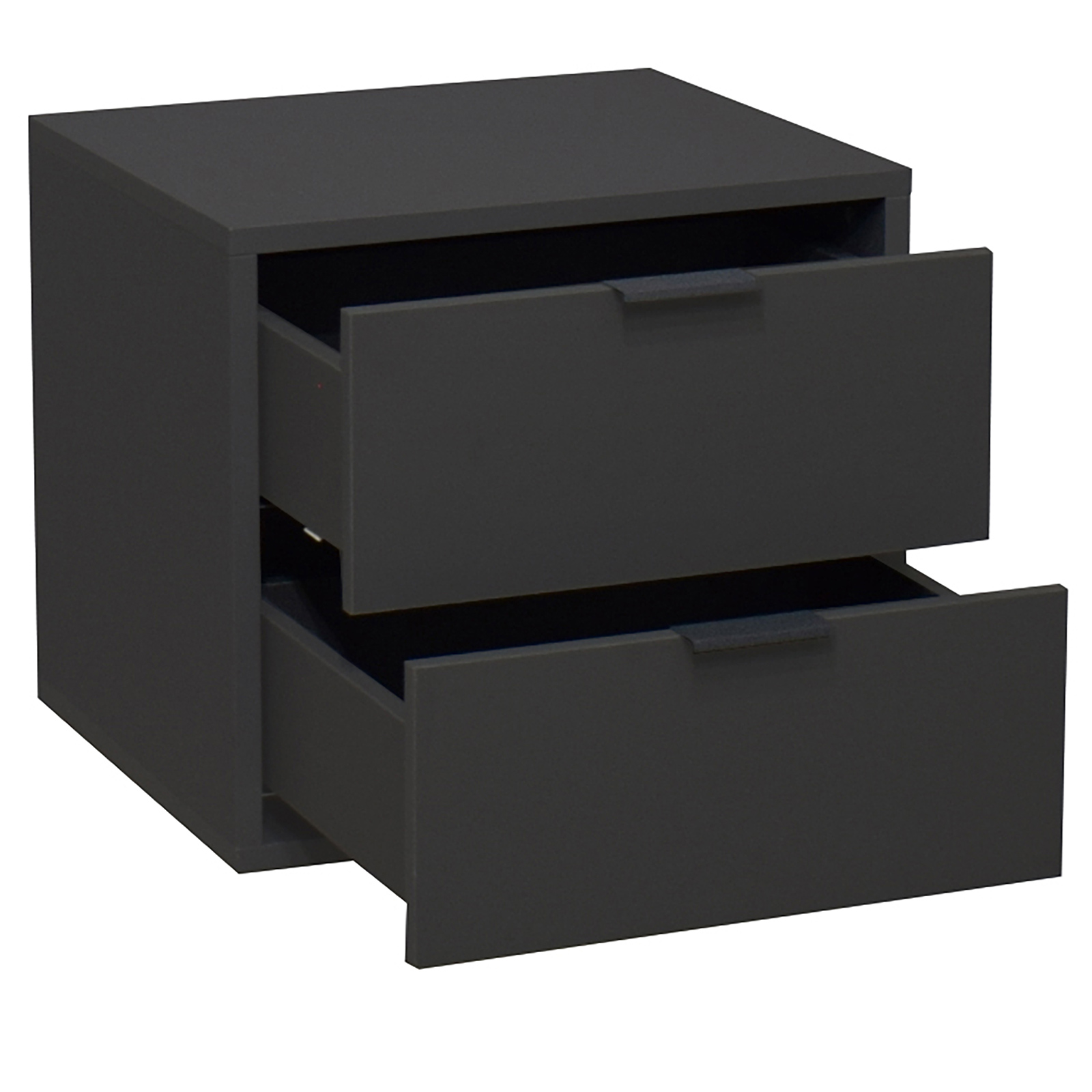 Kommode - anthrazit matt - 2 Schubkästen