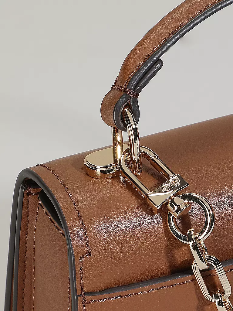 MICHAEL KORS Ledertasche - Henkeltasche DELANCY camel