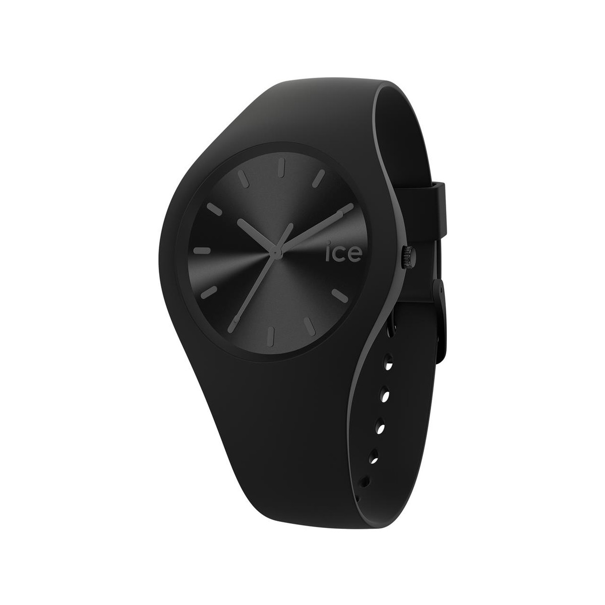 Montre Ice Watch femme medium silicone noir