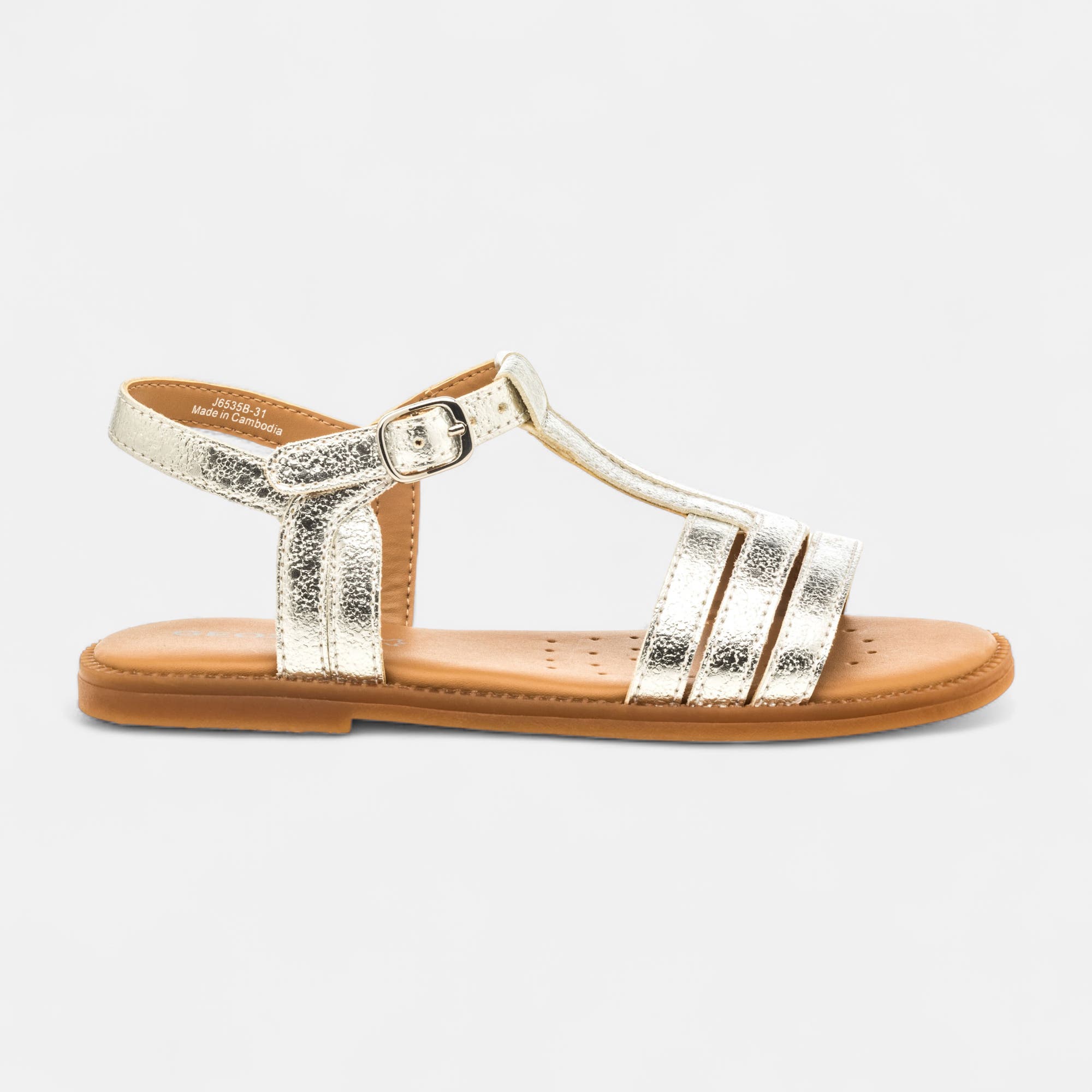 Nu-pieds Fille argent