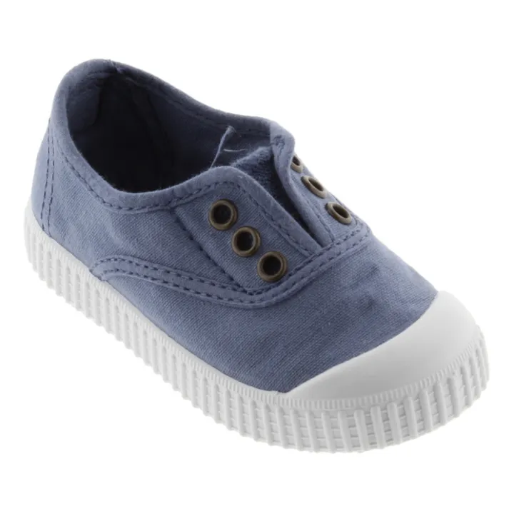 Victoria Baskets Inglesia Elastico Lon | Bleu