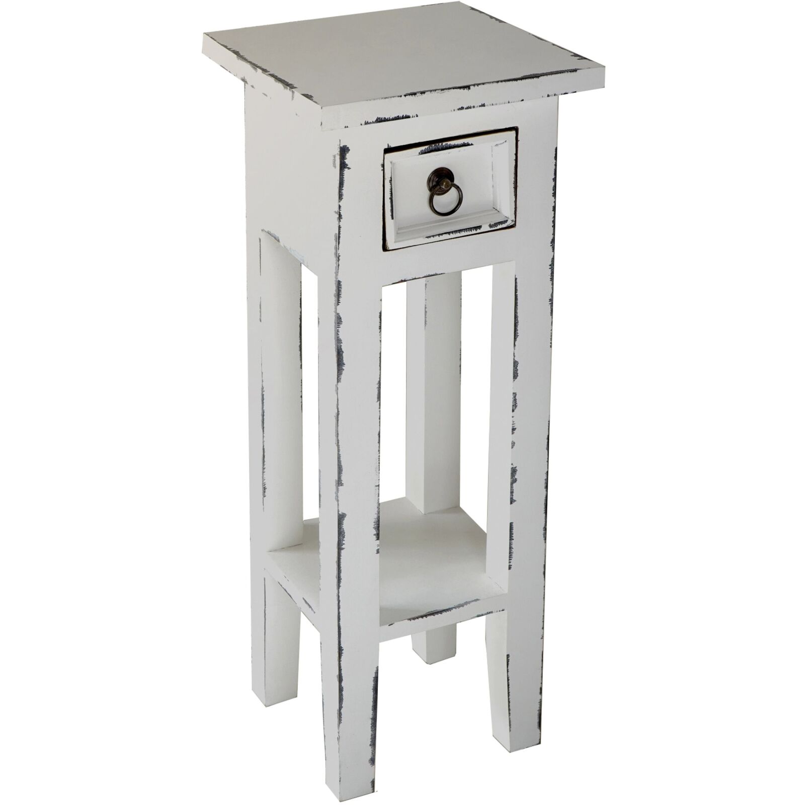 Beistelltisch PADEA - weiß - 67 cm hoch
