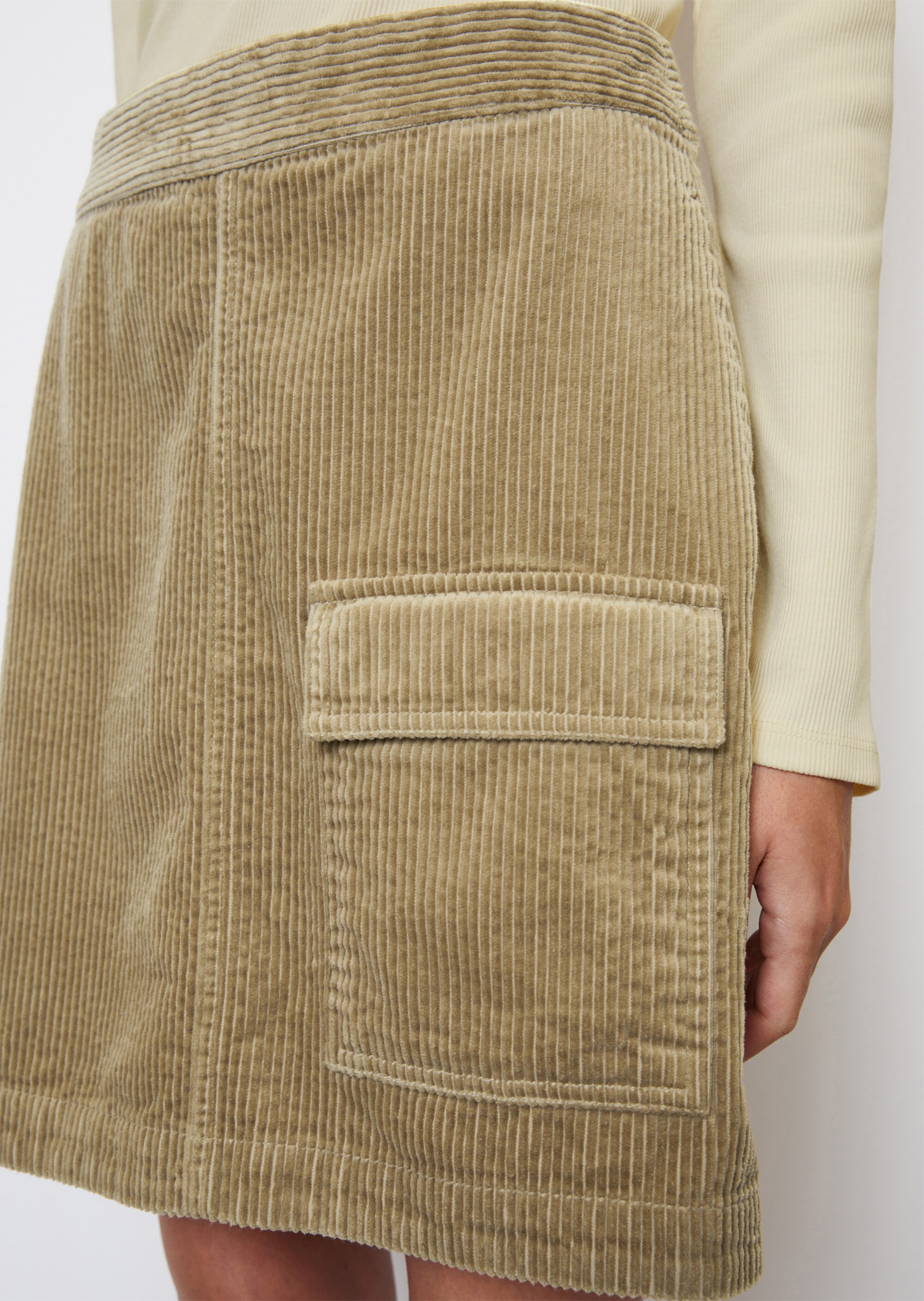 Cord-Minirock aus Organic Cotton