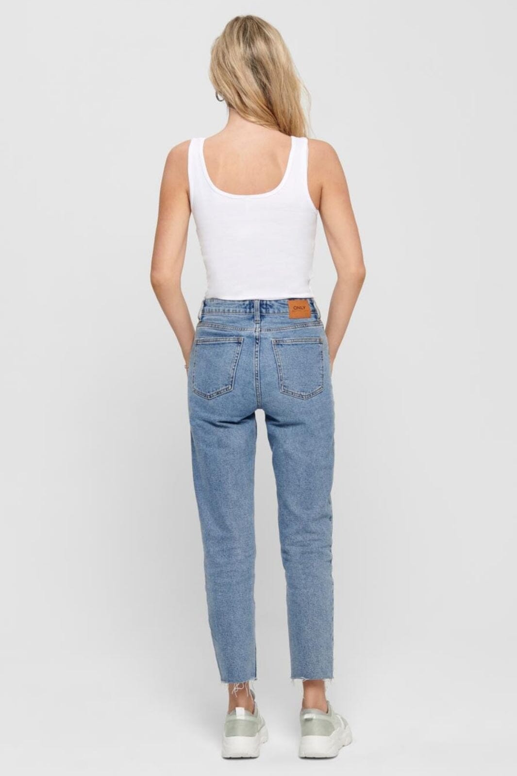 Only Onllive Love S/L Tank Top 1912221 white
