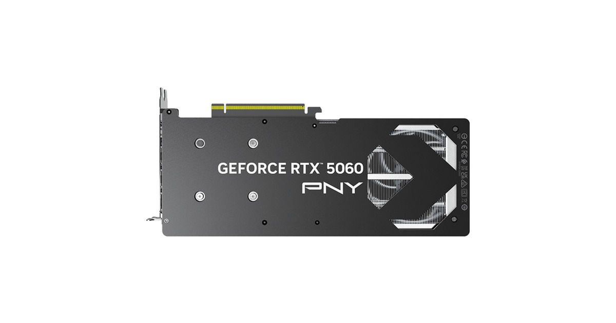 PNYGeForce RTX 5060 ARGB Triple Fan OC grafische kaart  (DLSS 4, 3x DisplayPort, 1x HDMI 2.1)