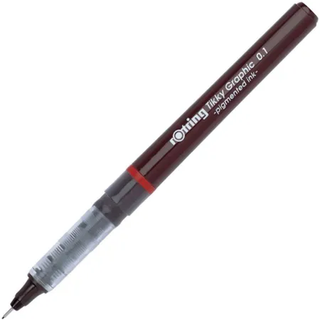 Rotring Tikky Graphic Faserschreiber, Strichstärke 0,1 mm