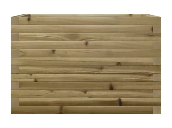 Jardinière bac lit surélevé bois marron 70 x 40 x 46 cm 02_0037781
