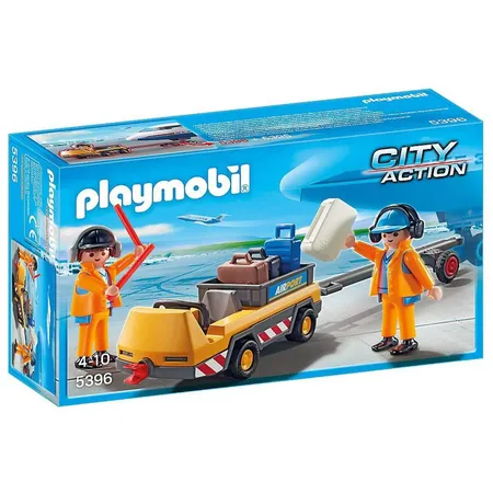 PLAYMOBIL® 5396 Flugzeugschlepper mit Fluglotsen