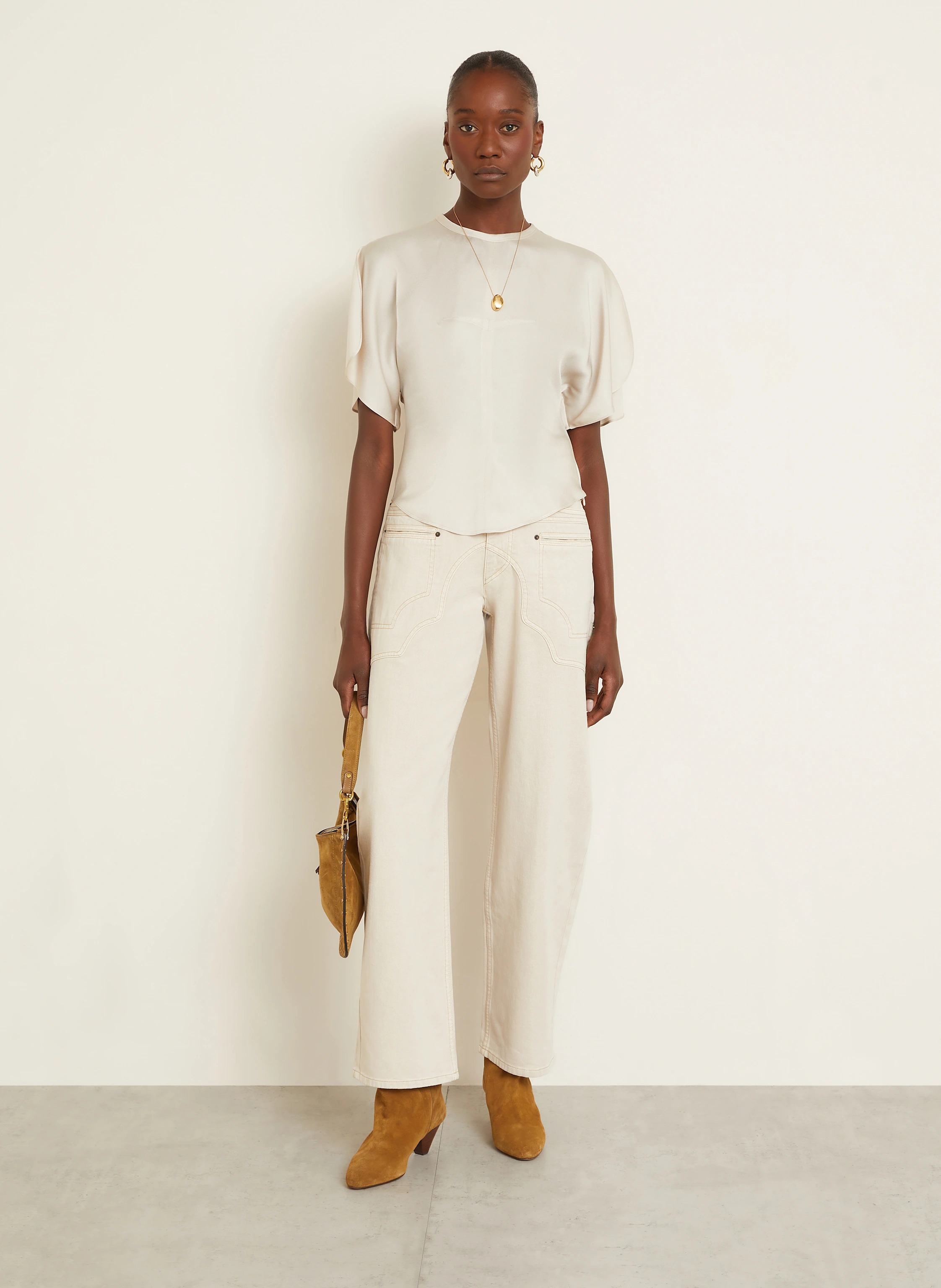 ISABEL MARANT Blusenshirt KARLITA aus Satin