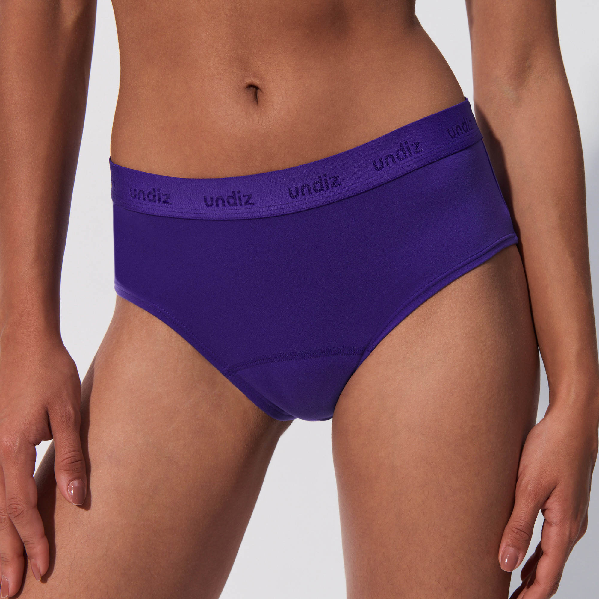 Shorty menstruel en coton