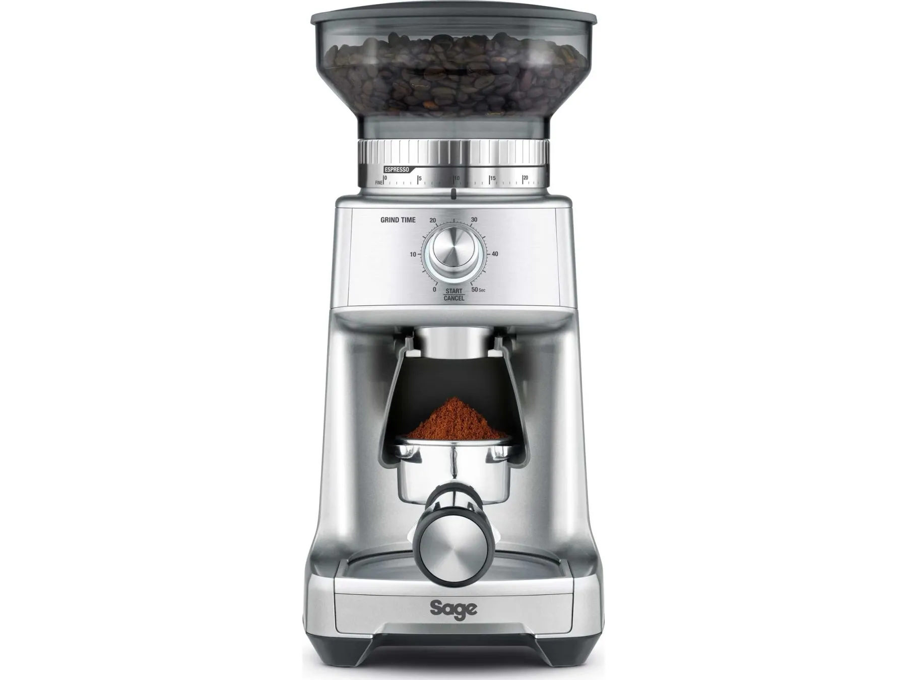 Sage The Dose Control Pro - Kaffemølle - 130 W - sølv