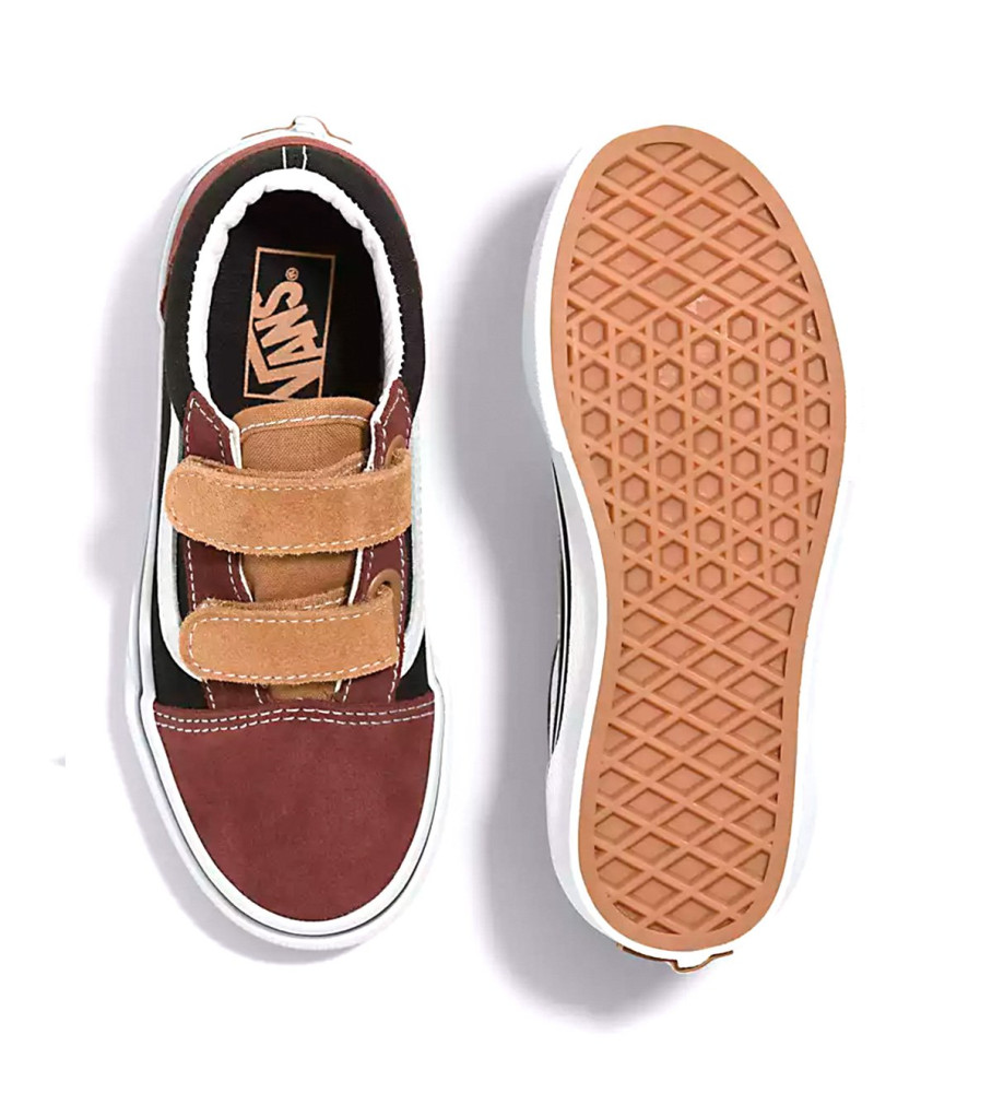 Vans Zapatillas de piel Old Skoolv negro