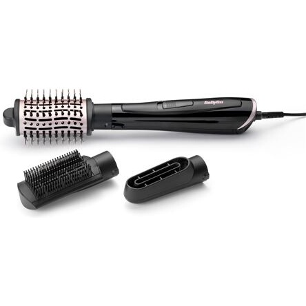 Brosse coiffante Babyliss BaByliss - AS128E - Brosse soufflante NOIR-ROSE