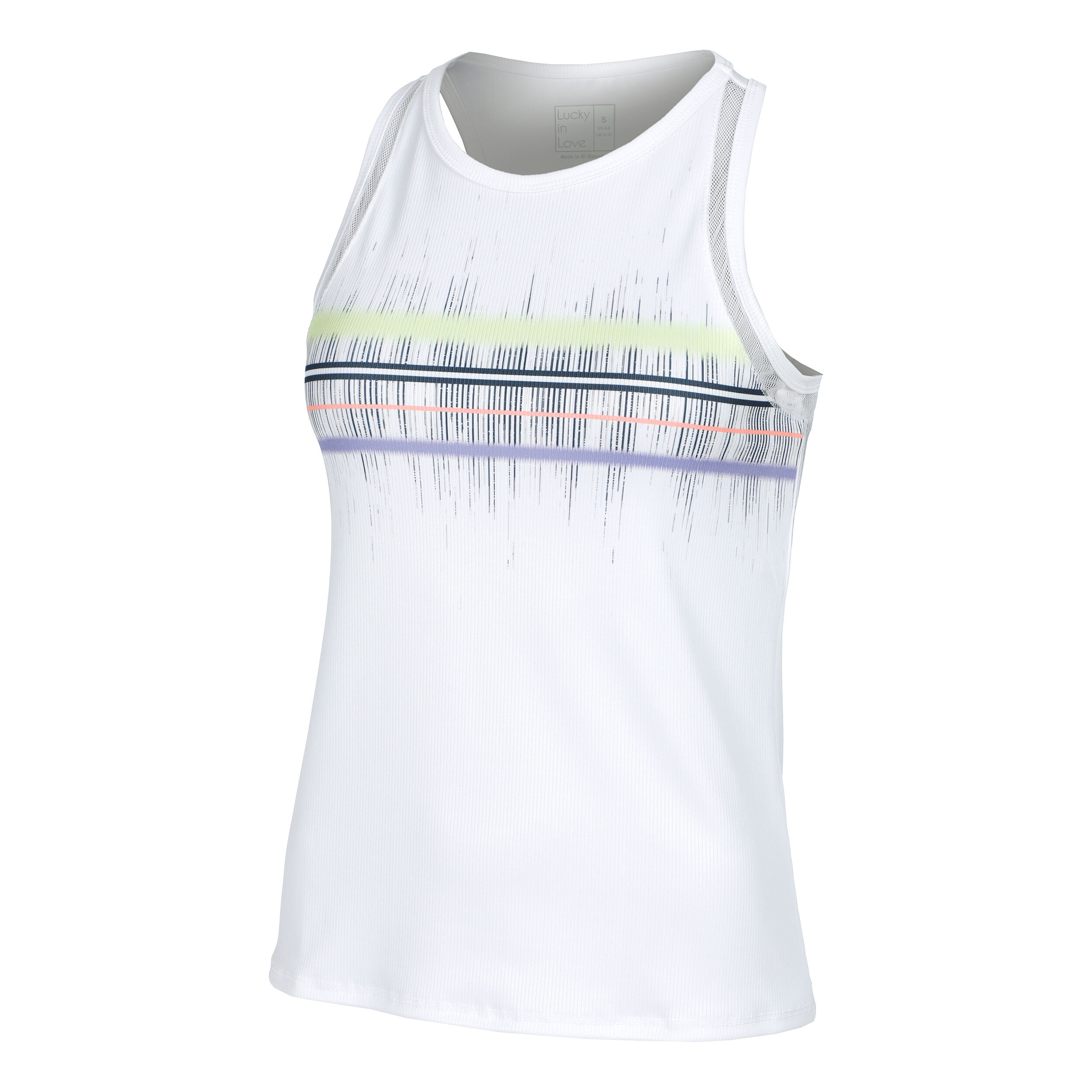 Lucky in Love Grand Slam Tank W/Bra Débardeur Tank Top Femmes - Blanc