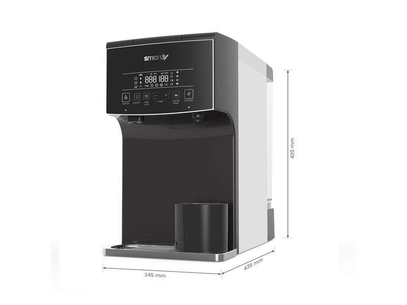 smardy blue Wasserbar zagora Osmoseanlage Innovativ, nachhaltig, in modernem Design und minimalem Platzbedarf