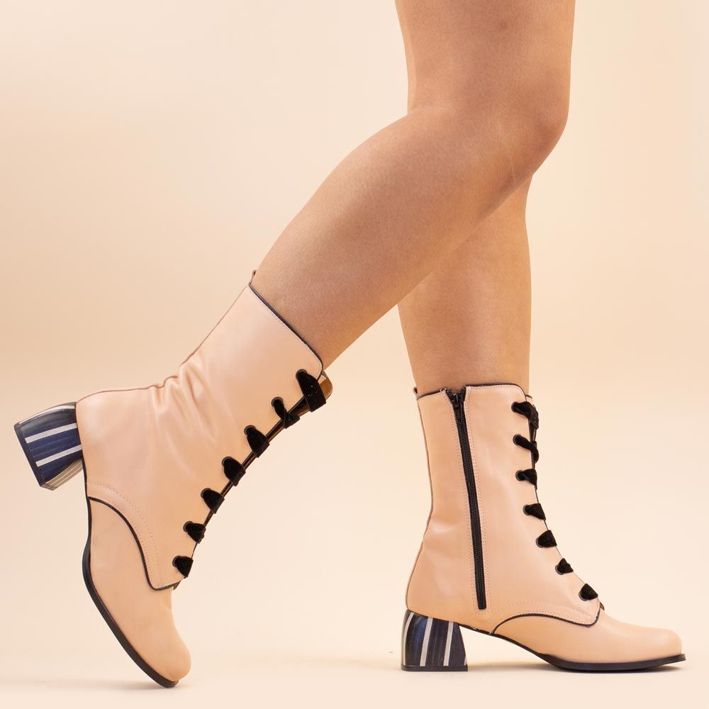 Nemonic 2237 retro shoes rose