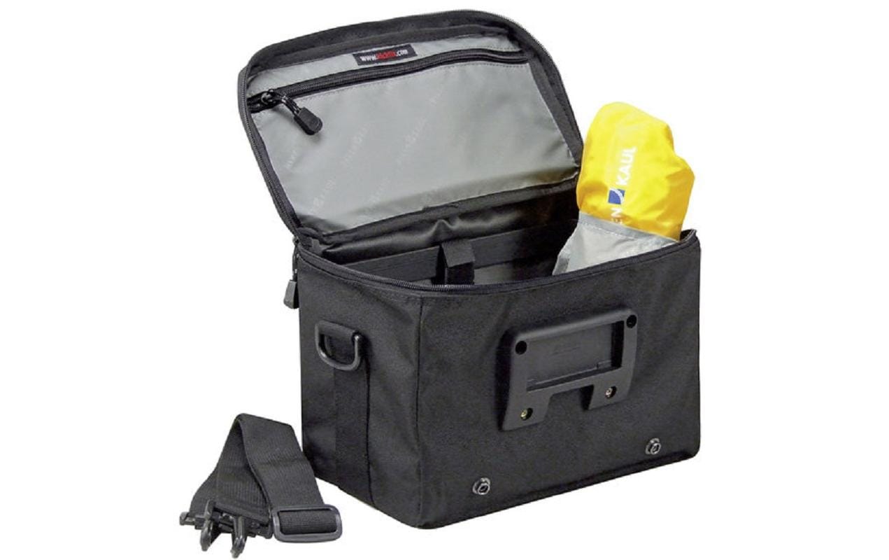 Lenkertasche Daypack Box mit Adapterplatte, SchwarzLenkertasche mit stabilem Innenrahmen