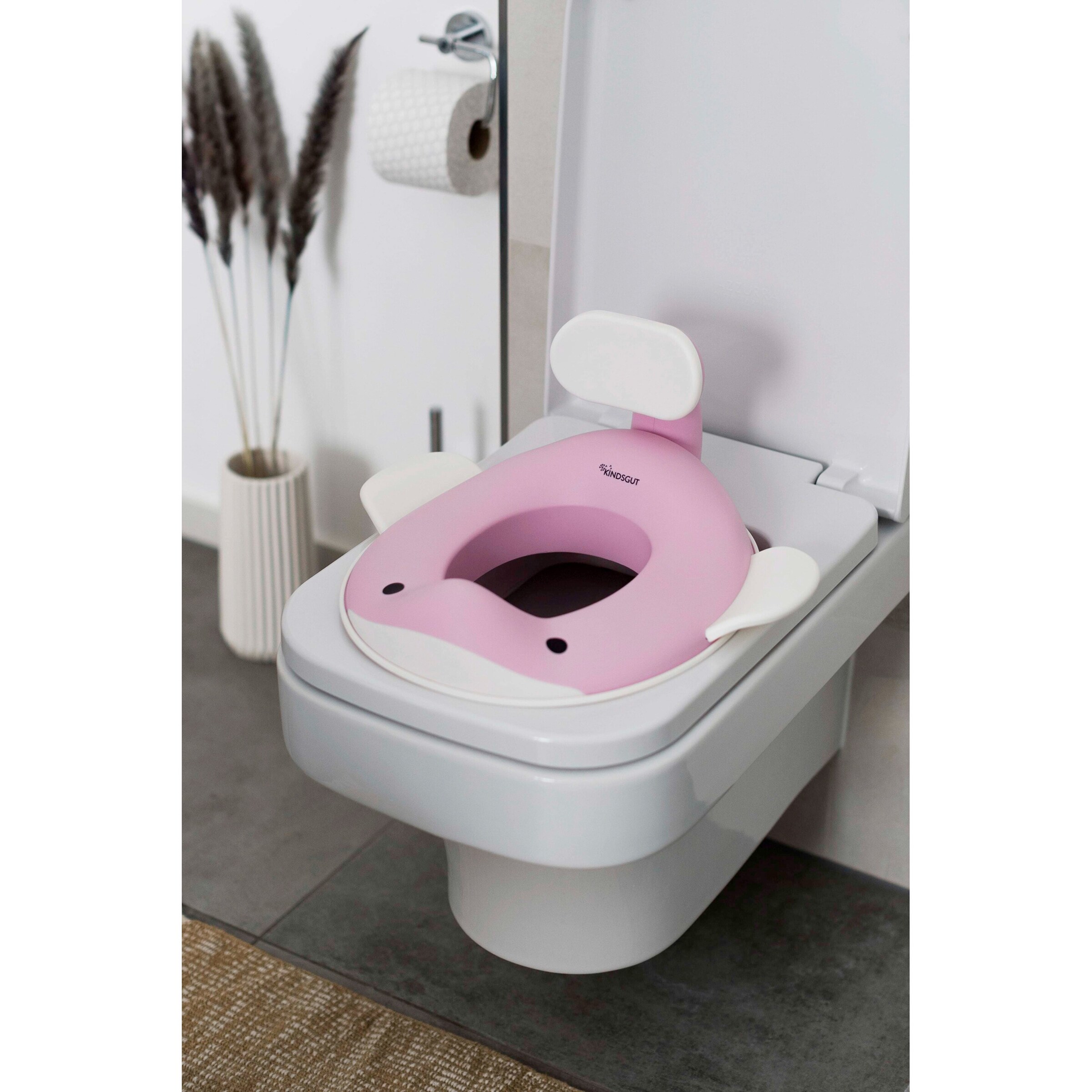 Kindsgut Toilettensitz Wal zartrosa