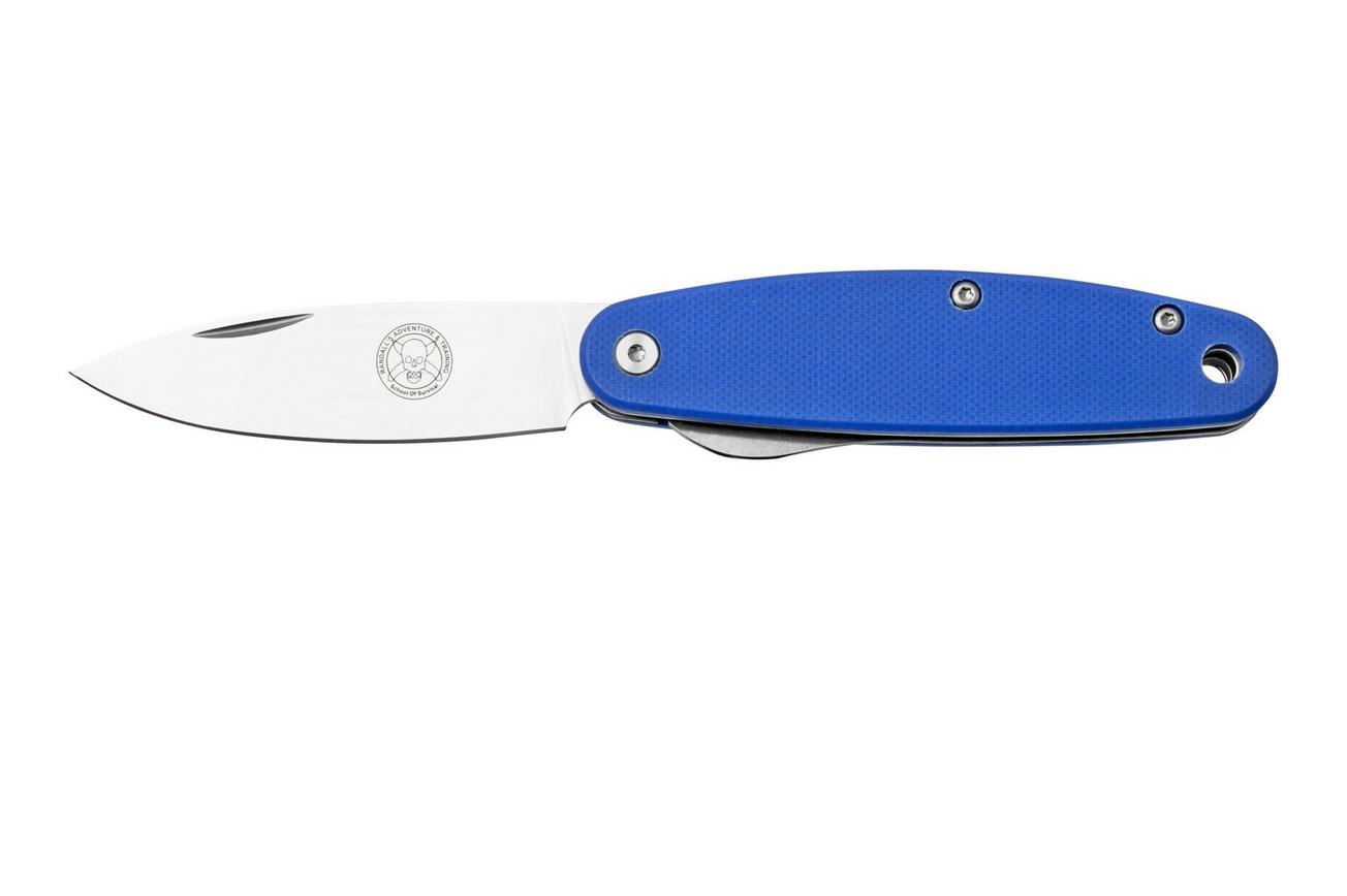ESEE Churp EE-CH-06 D2, Blue Micarta zakmes