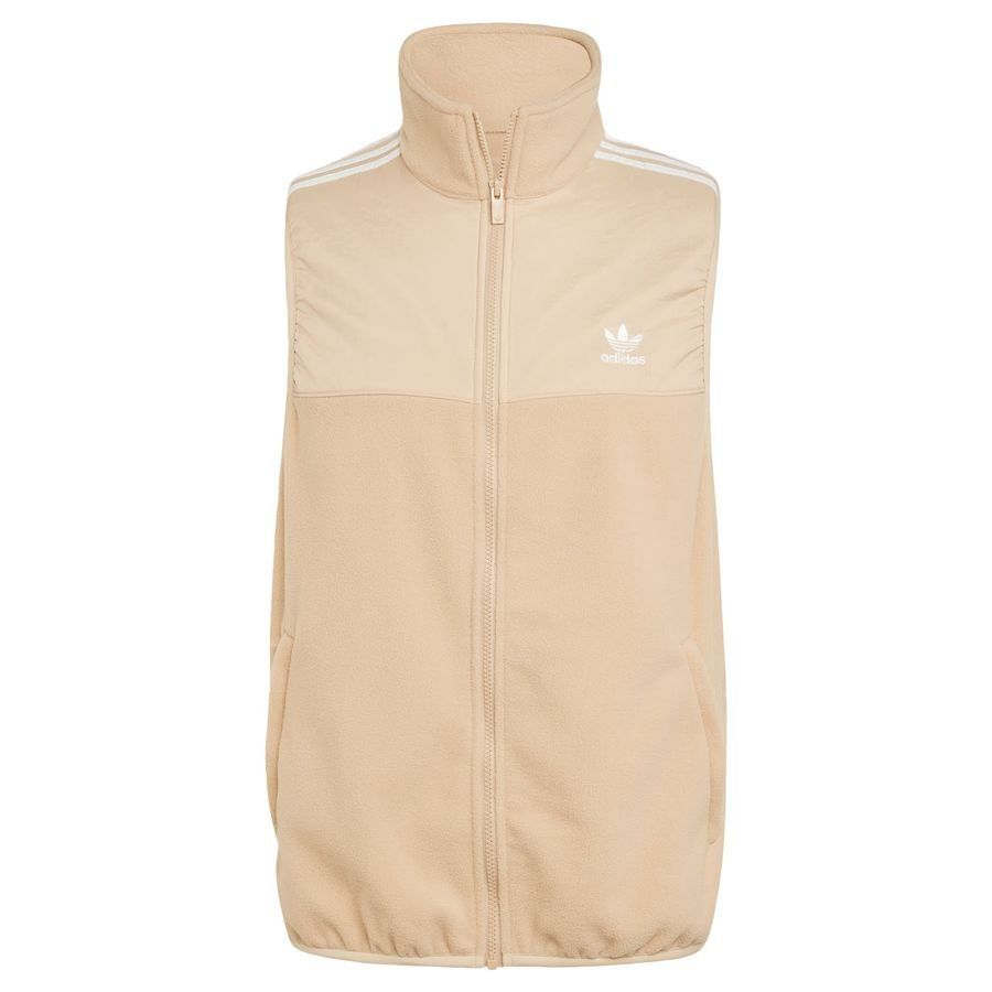 Adidas Original Veste sans manches micro-polaire Adicolor 3 bandes
