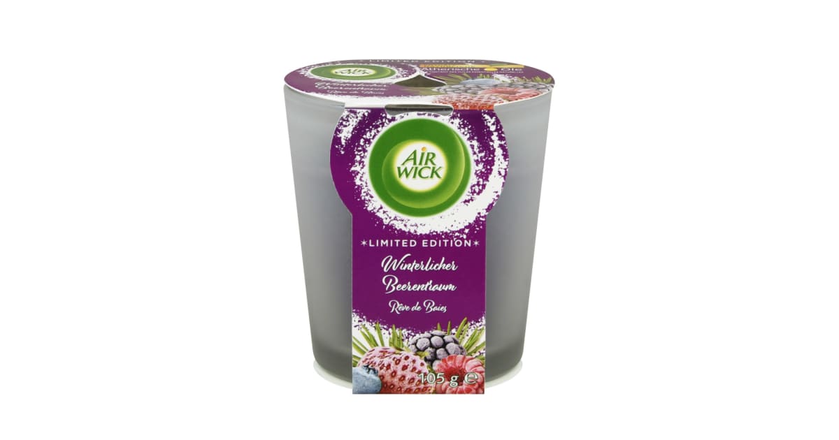 Air Wick Duftkerze Brombeere & Holunderblüte