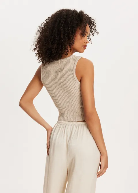 Geribde singlet zand (ZAND)