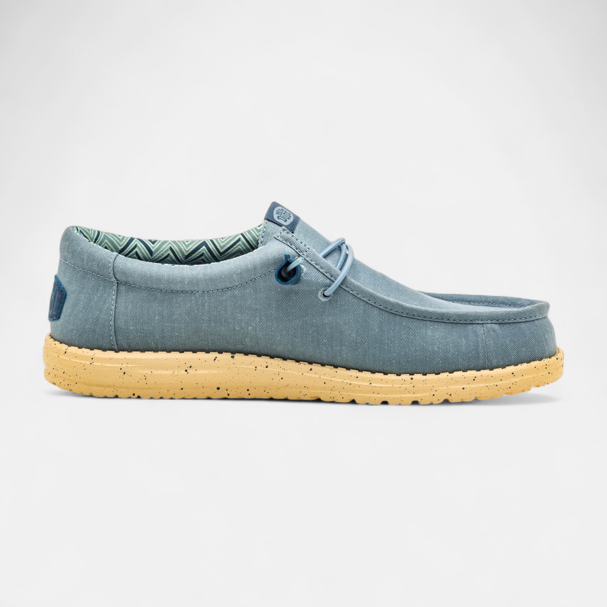 Baskets en toile Homme bleu ciel