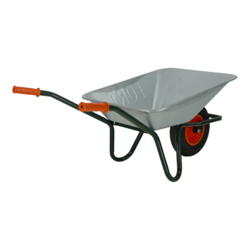 Fort Kruiwagen metaal 85 liter met luchtband