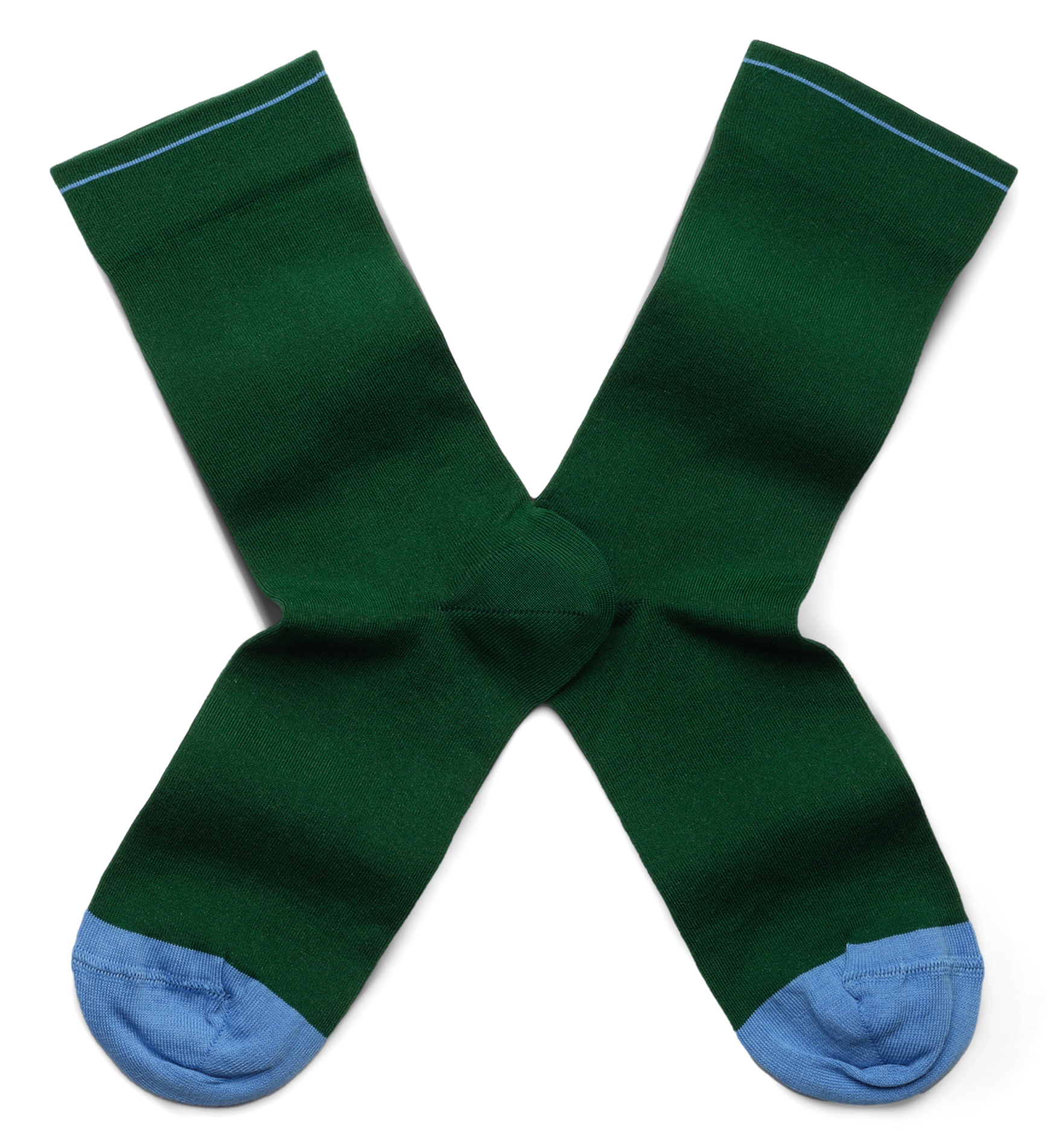Chaussettes en coton mélangé | Vert