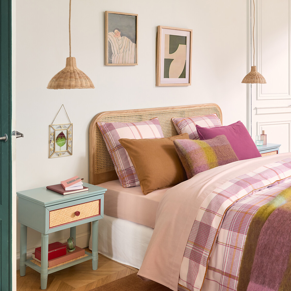 LA REDOUTE INTERIEURS<br>Candeeiro suspenso / candeeiro de mão em rattan Ø26 cm, Alaya