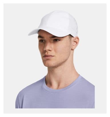 Casquette Under Armour Launch Blanc Homme
