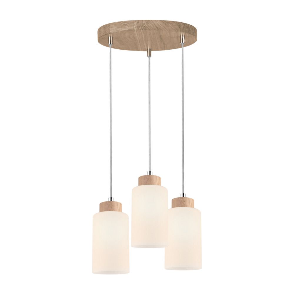 PENDELLAMPE BRITOP BOSCO 3XE27 60W OLJET EIK