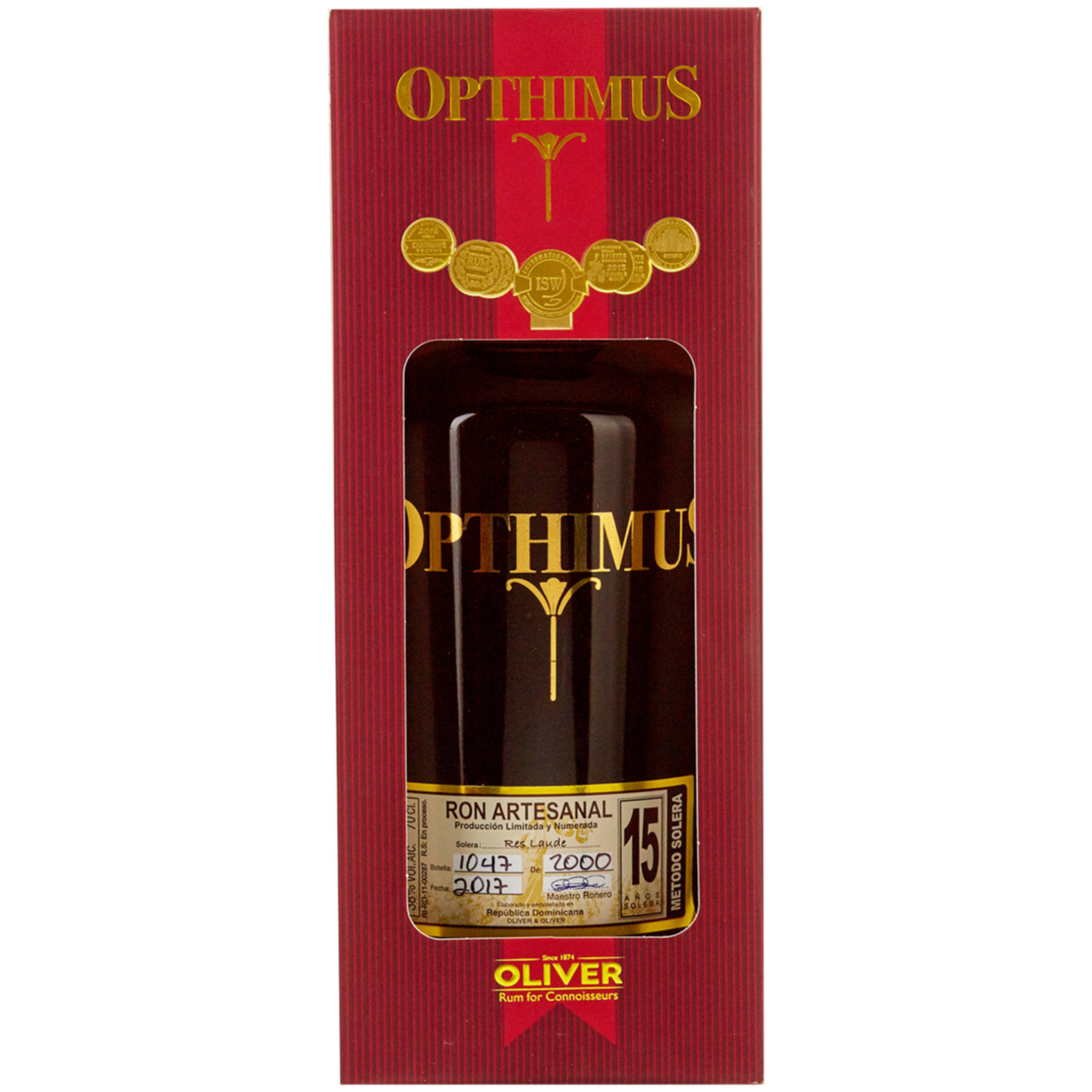 Rum Opthimus 15 Years -70cl