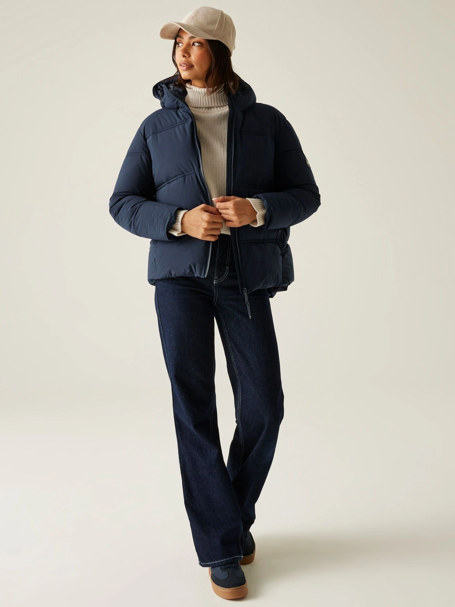 Blauw - Regatta Roxienne Heavyweight Water Repellent Jacket