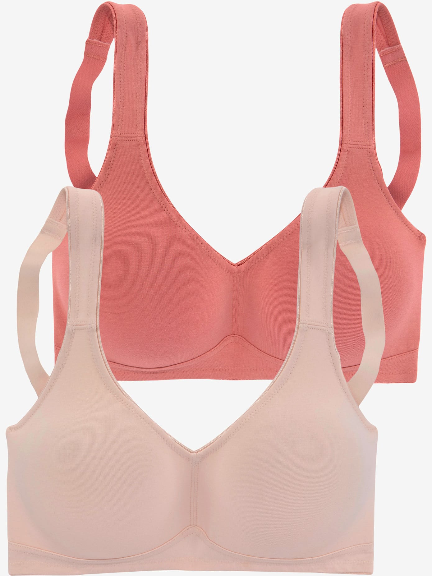 Soutien-gorge doux soutien-gorge en coton, bonnets sans coutures
