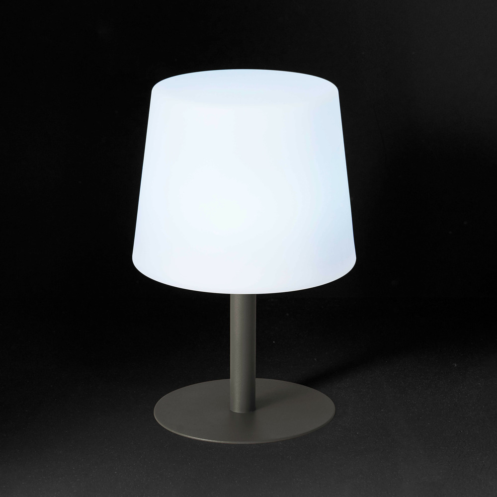 Mini lampe polyéthylène taupe