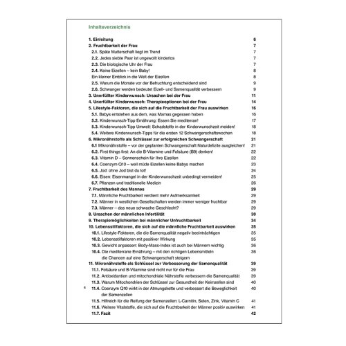 Sunday Natural Products  Praxisrelevante Kinderwunsch-Tipps - Schneller schwanger werden
