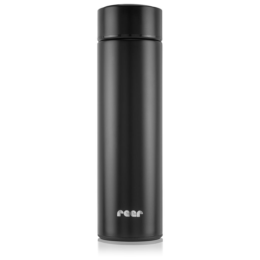reerreer   Colour Design Edelstahl Isolierflasche schwarz