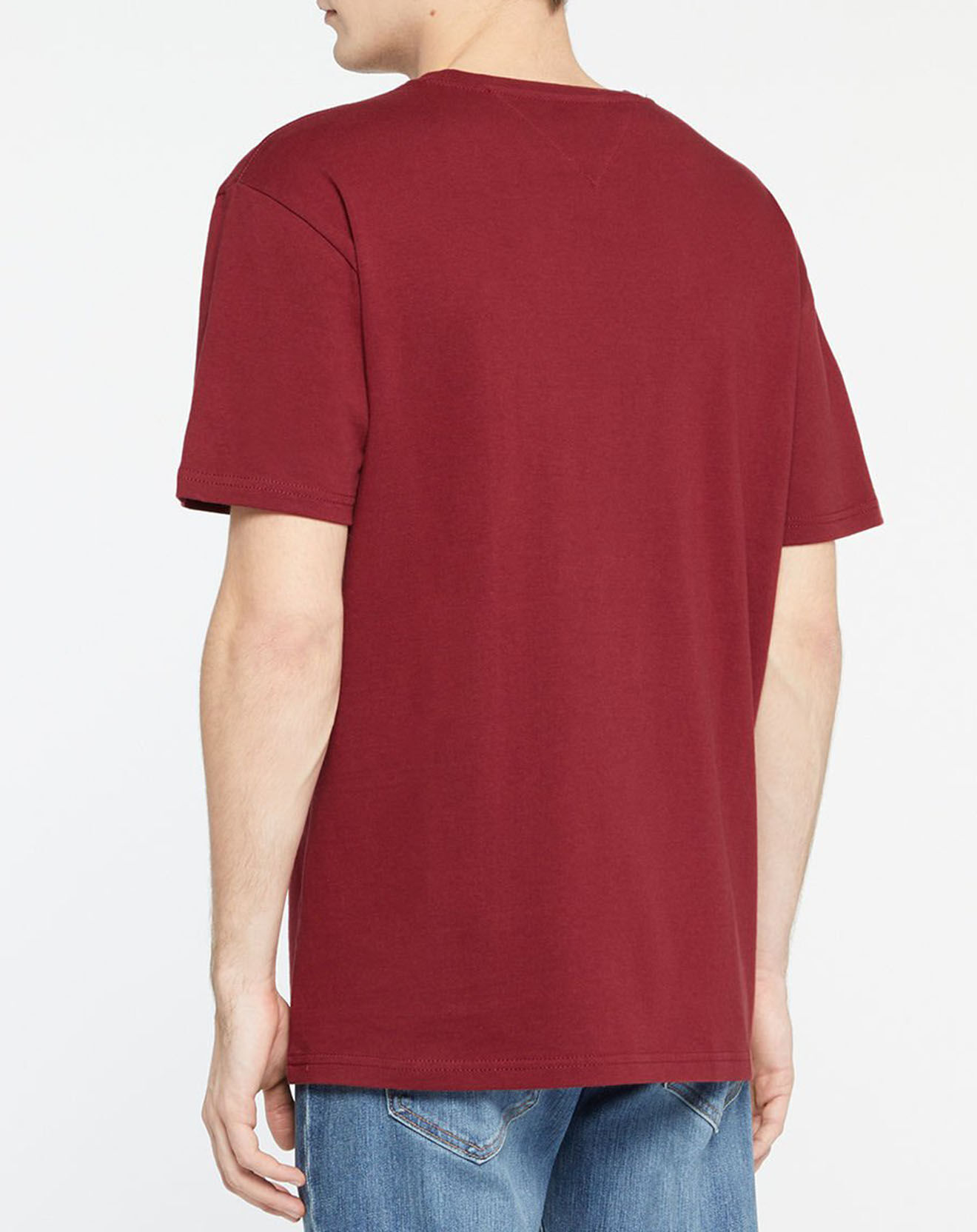 Tommy Jeans T-Shirt Tommy Badge bordeaux
