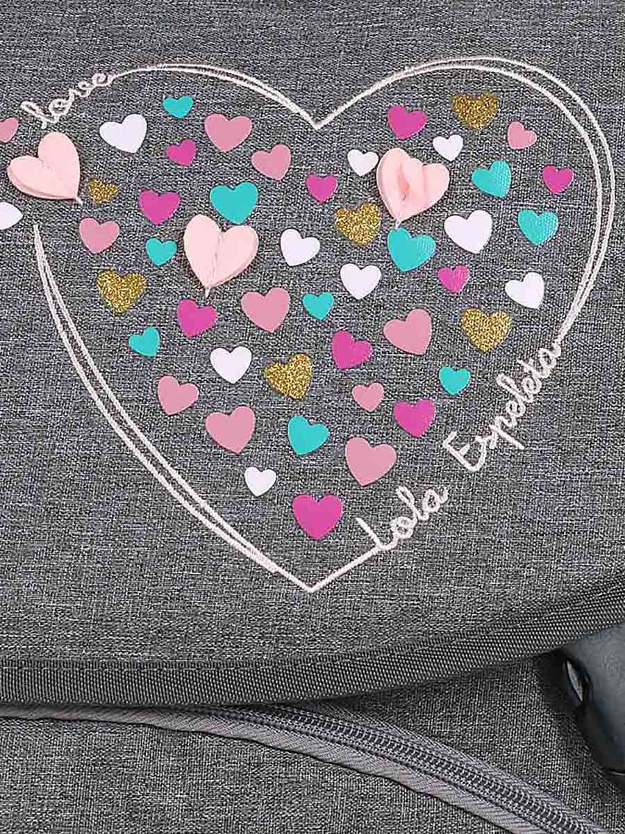 Cartable À roulettes Lola Espeleta Heart 38 cm