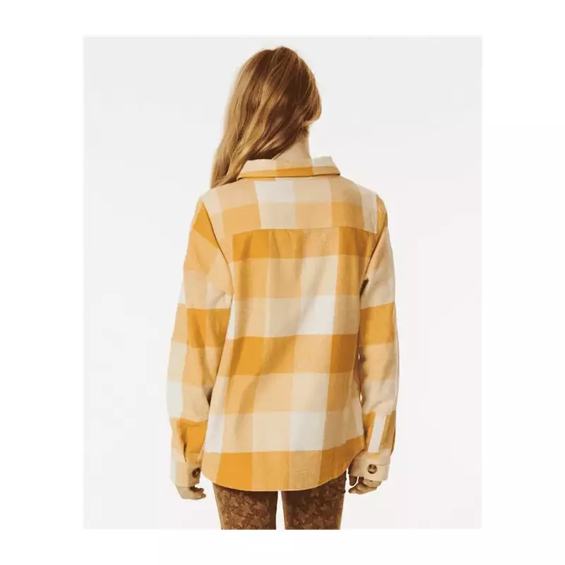 Chemise junior RIPCURL La Isla Flannel Shirt - Girl Gold