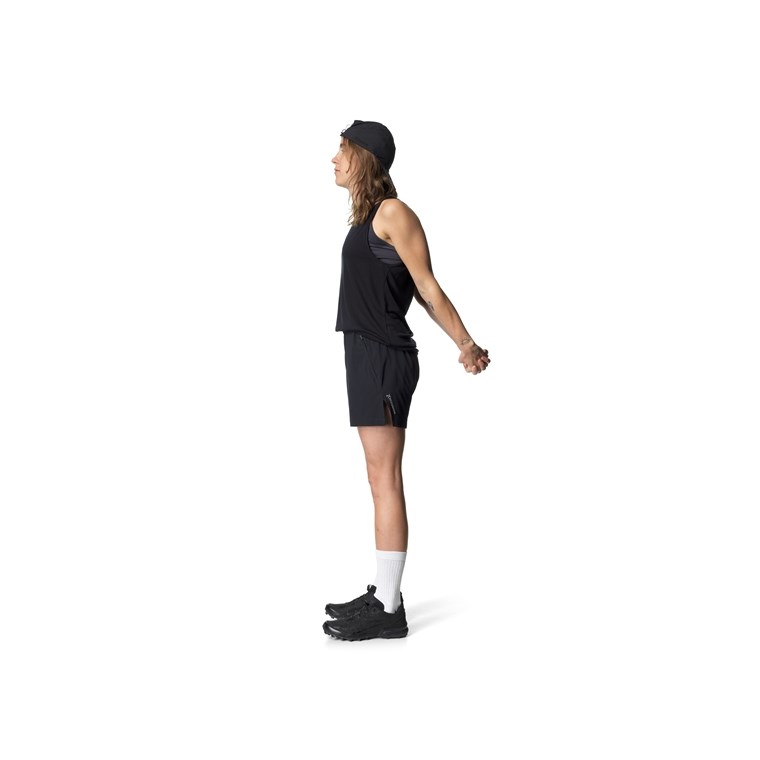 Houdini W's Pace Light Shorts True Black