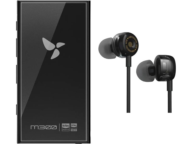 HiBy HiRes-Player M300 Schwarz Hi-Res tragbarer Android-Musikplayer