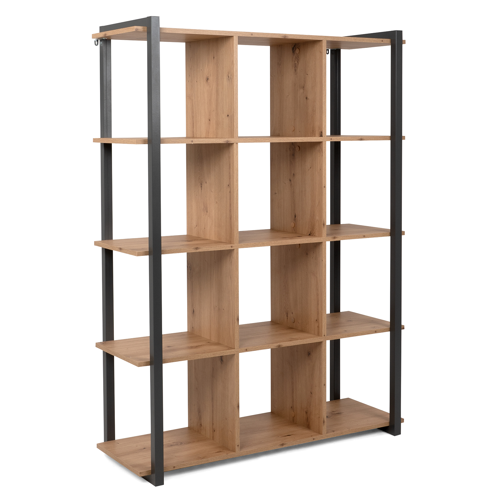 Standregal DENVER - Artisan Eiche-anthrazit - 145 cm