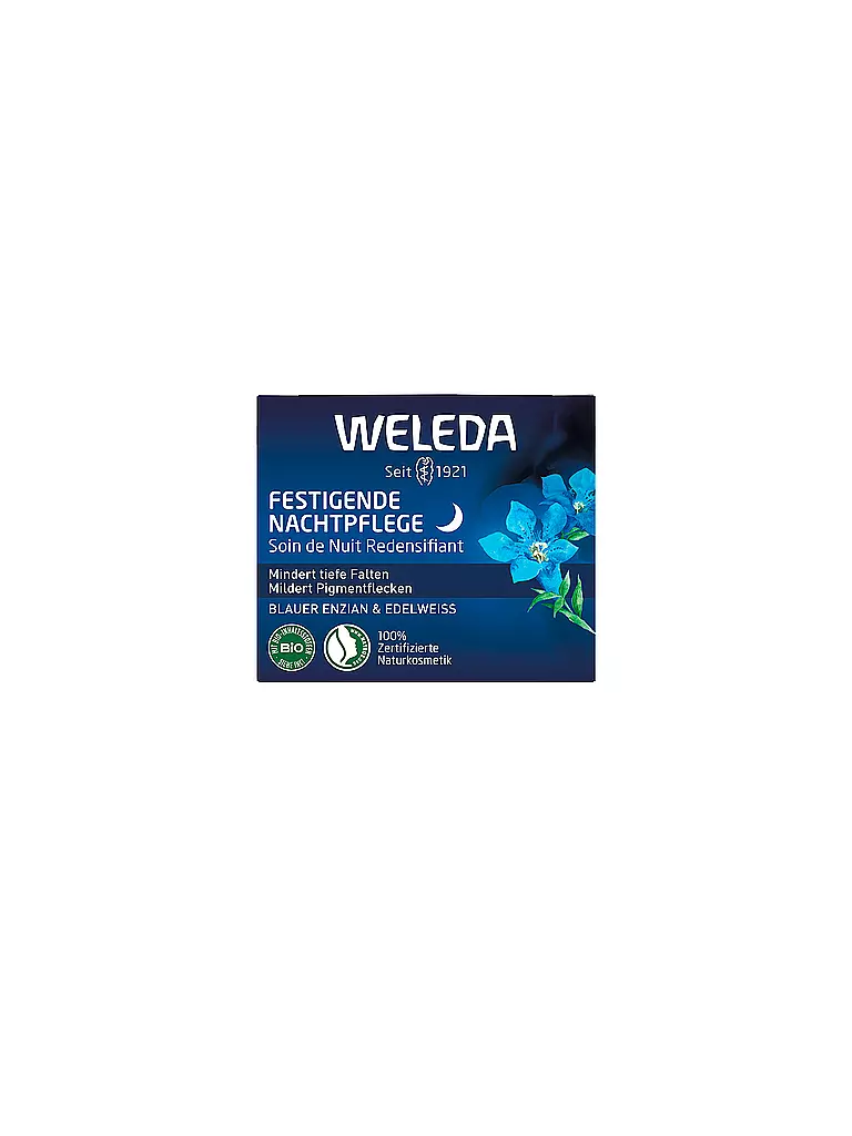 WELEDA Gesichtscreme - Festigende Nachtpflege Blauer Enzian & Edelweiß 40ml keine Farbe