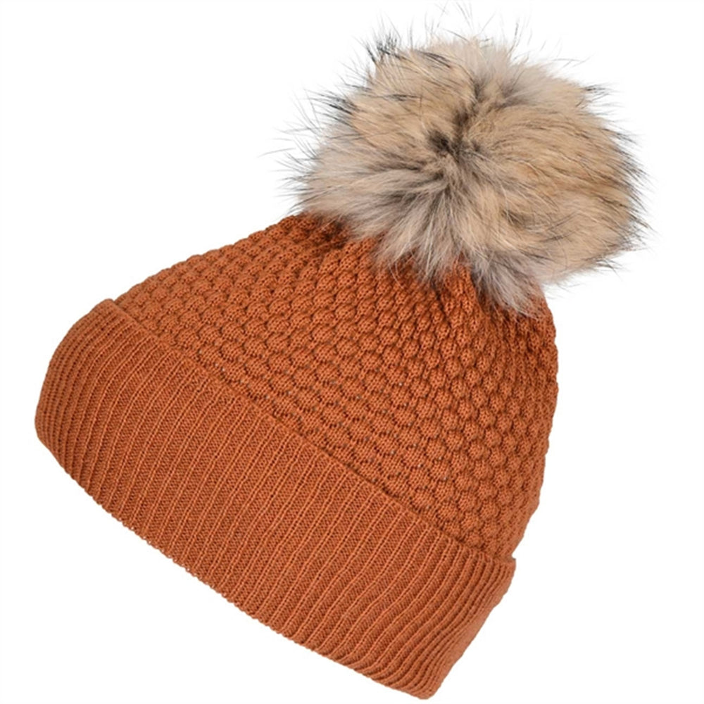 MP Chunky Oslo Hue m. Pelskvast Rust 97500 102 - Mp Danmark