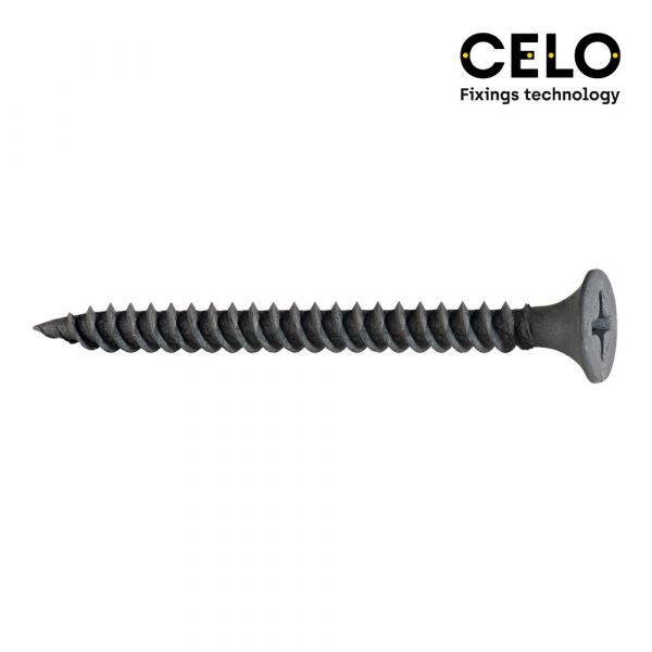 Celo Caixa 500 Uni. Parafuso Pladur/gesso Placa-metal Din/ref Ssf 3,9x55 Fosfat. - 17399